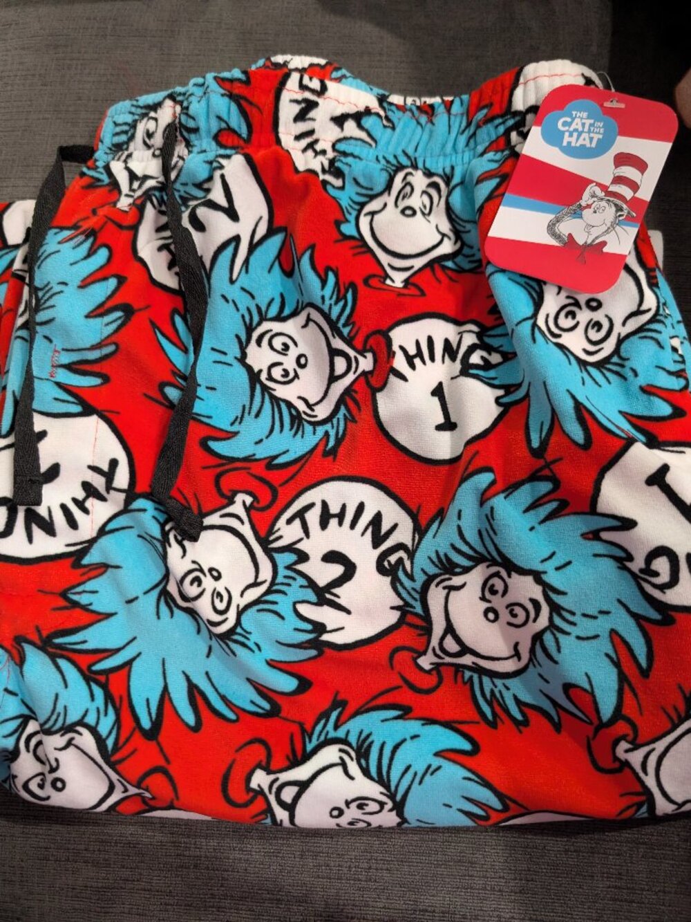 Dr Seuss cat in the hat pajamas XL